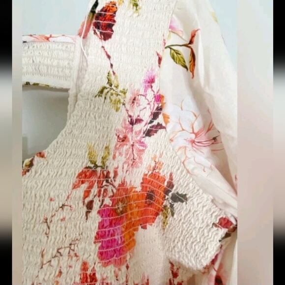 NEW Maeve Floral Blouse in Pink and Cream - Picture 3 of 6